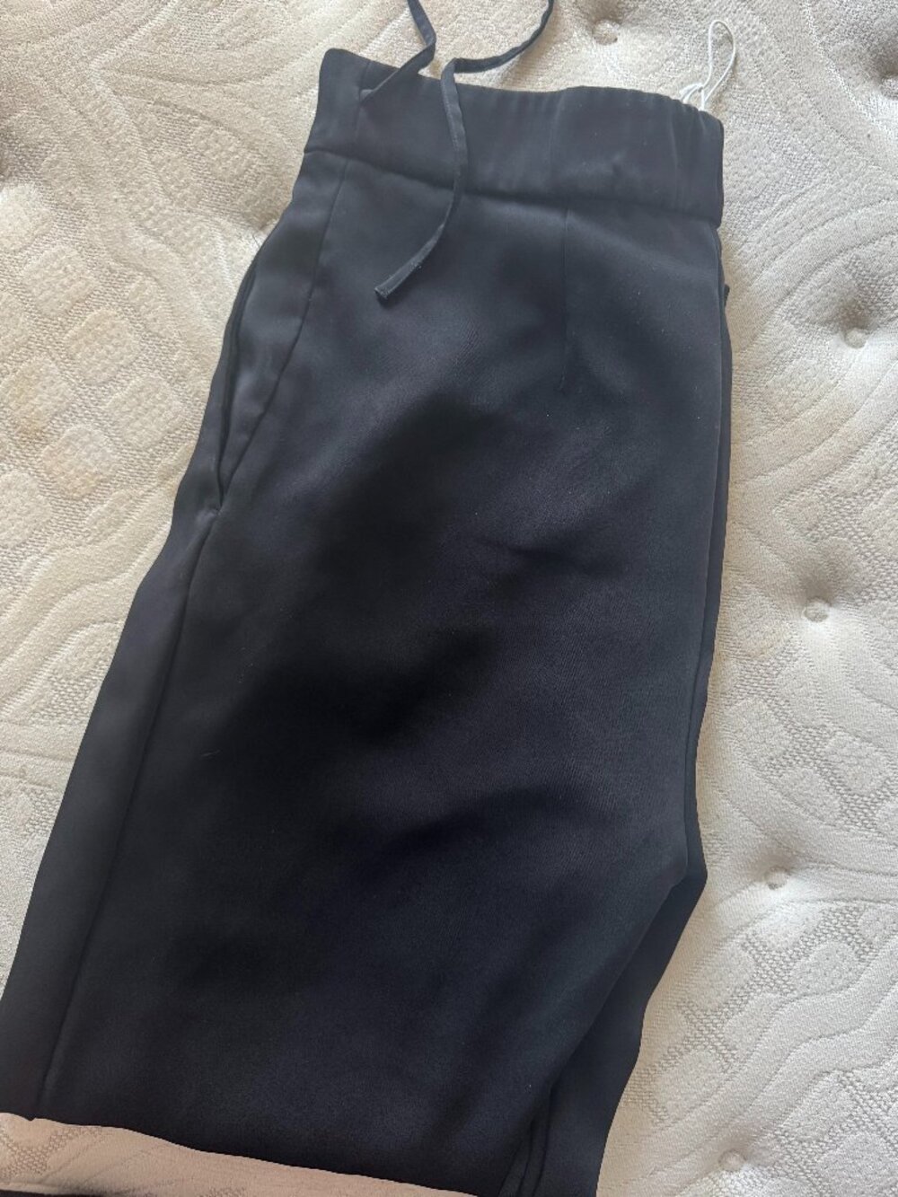 COS Black Elasticated Waist Drawstring Trousers EUR 36 (US 4)